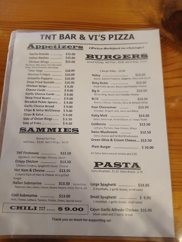 Vi's Pizza & TNT Bar Vi's House Special