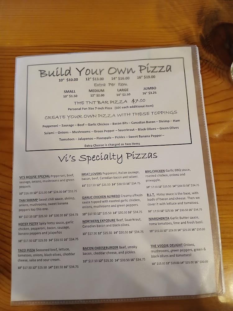 Vi's Pizza & TNT Bar Taco Pizza